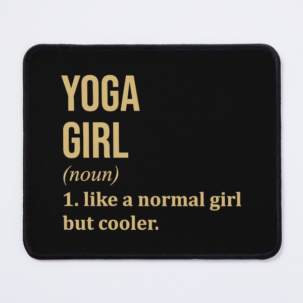 Item preview, Yoga Girl Definition in Gold designed and sold by XCIV.