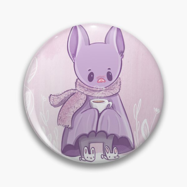 Item preview, bat having tea designed and sold by Danielsilustra.