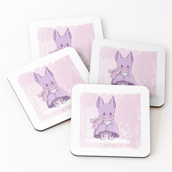 Item preview, bat having tea designed and sold by Danielsilustra.