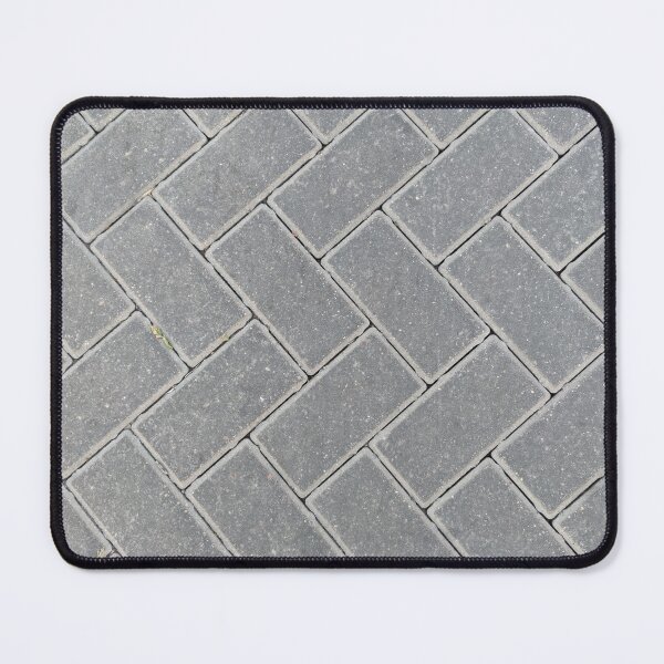 Item preview, I'm boring: Gray mundane pavement tile pattern designed and sold by tshuki.