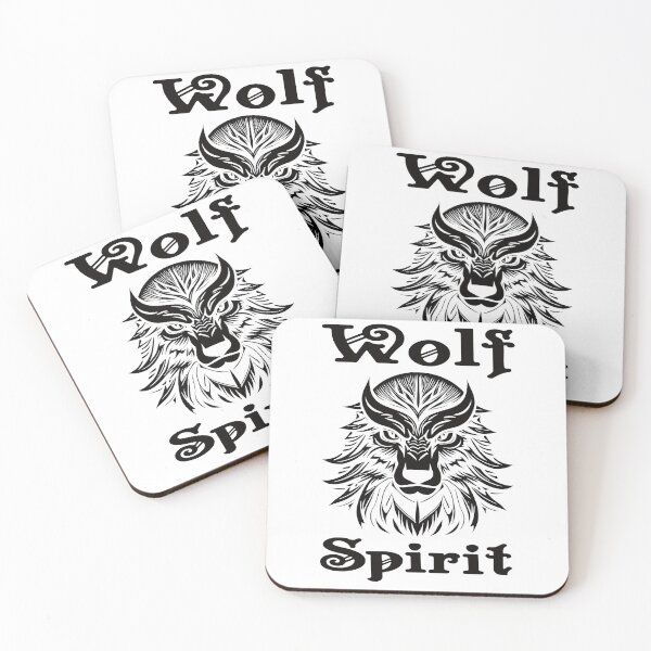 Item preview, Wolf Spirit Black designed and sold by Soulemotion.