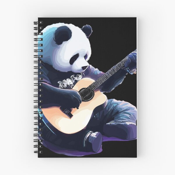 Item preview,  Trendy panda guitarist designed and sold by TomFrontierArt.