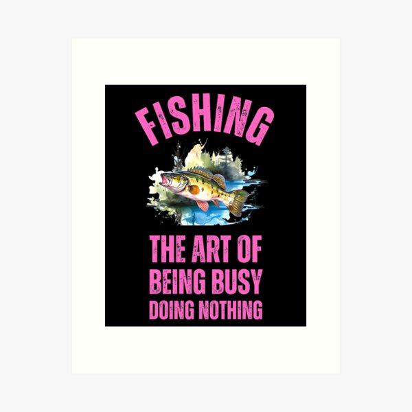 Fishing Dad Daughter | Art Print