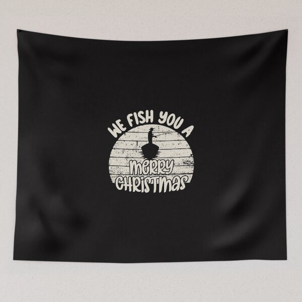 Item preview, We Fish You A Merry Christmas Funny Fishing Christmas designed and sold by ZoraMcalister.