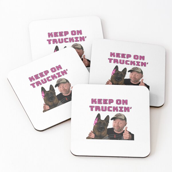 Item preview, Keep on Truckin_ - Limmy and Rexit (TEXT) designed and sold by whitse-crest.