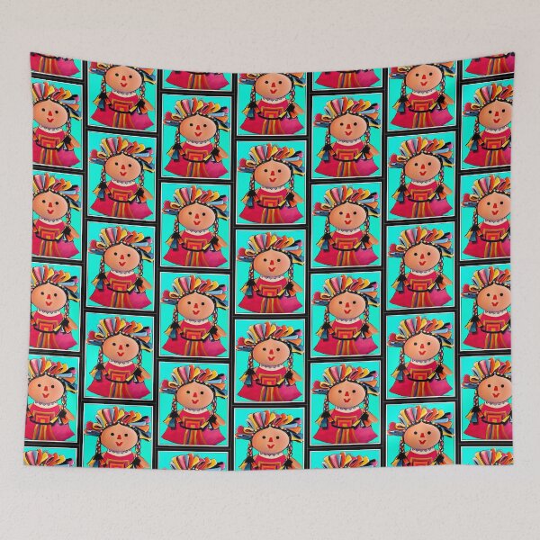 Item preview, Mexican Maria Doll Turquoise designed and sold by TinaSalazar.