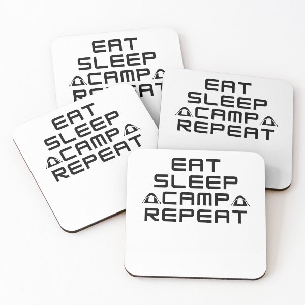 Item preview, EAT SLEEP CAMP REPEAT designed and sold by darshants.