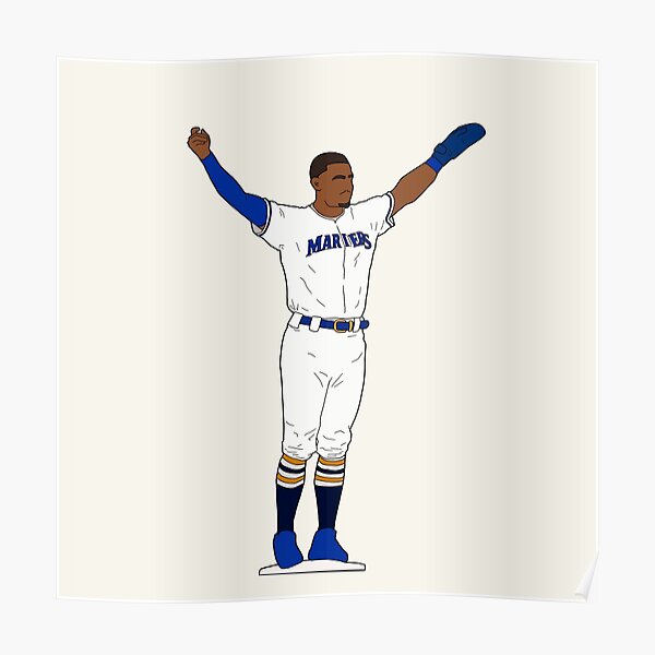  Center Fielder Julio Rodriguez Poster Canvas Poster Wall Art  Picture Prints Hanging Photo Gift Idea Decor Home Posters Artworks  08x12inch(20x30cm): Posters & Prints