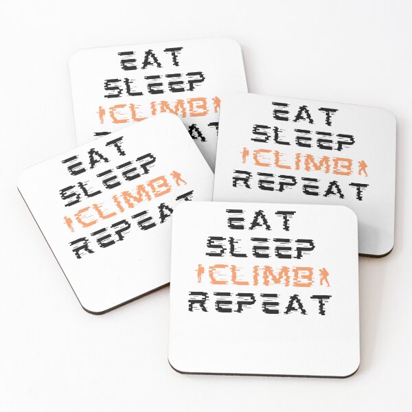 Item preview, EAT SLEEP CLIMB REPEAT designed and sold by darshants.