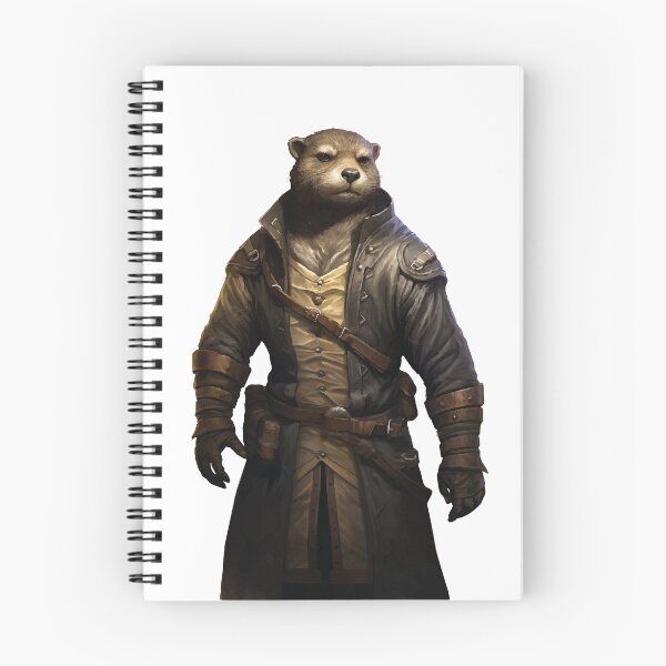 Item preview, Aquaterra's Guardian: The Otter in Cloak and Armor designed and sold by calharborne.