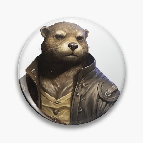 Item preview, Aquaterra's Guardian: The Otter in Cloak and Armor designed and sold by calharborne.