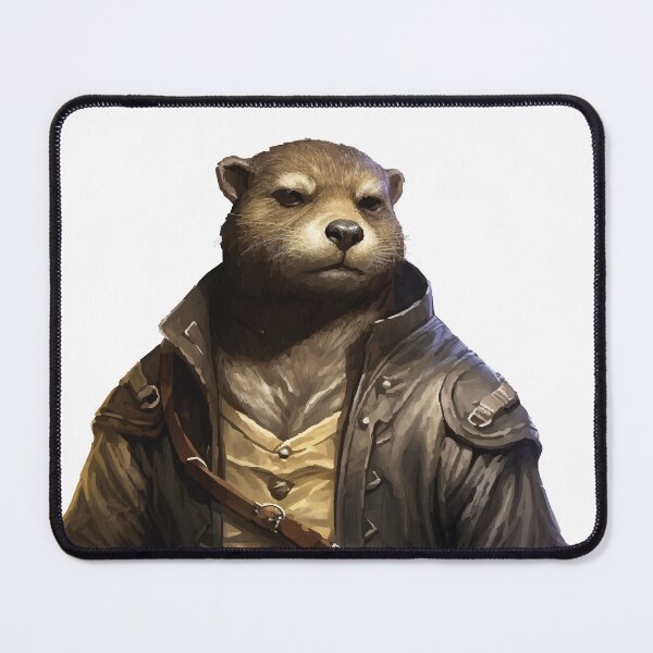 Item preview, Aquaterra's Guardian: The Otter in Cloak and Armor designed and sold by calharborne.