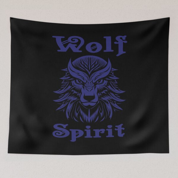 Item preview, Wolf Spirit Royal Blue designed and sold by Soulemotion.