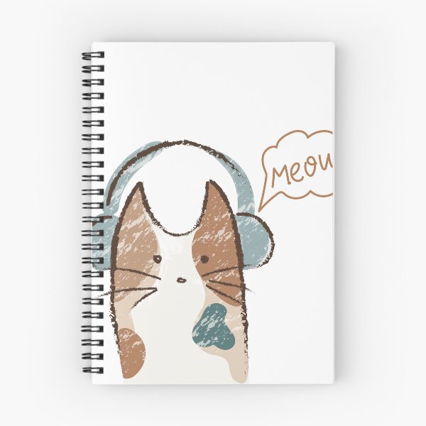 Item preview, Cute Kitten with Headphones designed and sold by Aryabek.