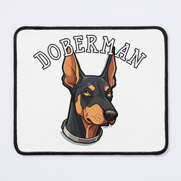 Item preview, natural ear Doberman designed and sold by Tee Studio.