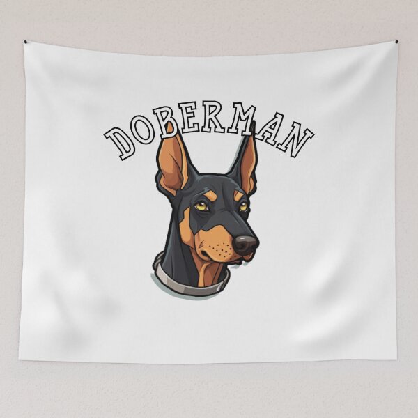 Item preview, natural ear Doberman designed and sold by Tee Studio.