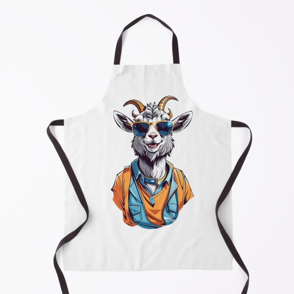 Item preview, goat smile wearing sunglasses tshirt designed and sold by KnzSHOPPING.
