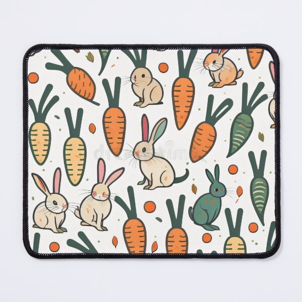 Item preview, a group of rabbits and carrots on a white background designed and sold by lovershirts.