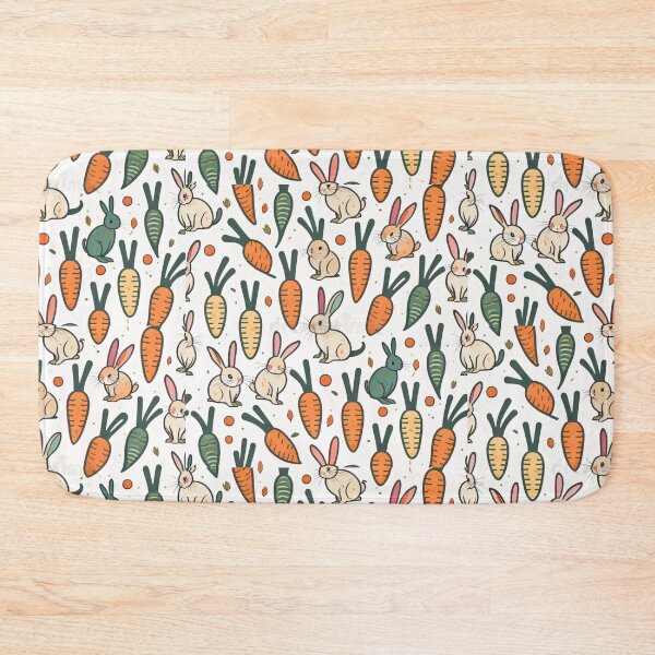 Item preview, a group of rabbits and carrots on a white background designed and sold by lovershirts.