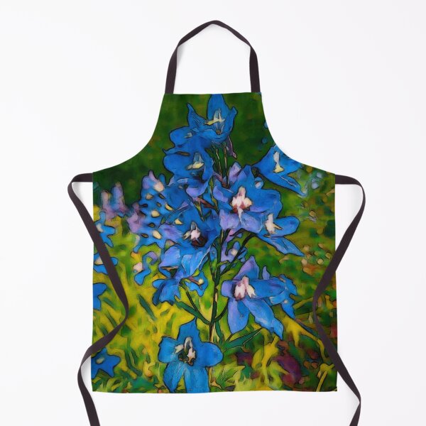 Item preview, Blue Delphinium Flowers  designed and sold by Taina Sohlman.