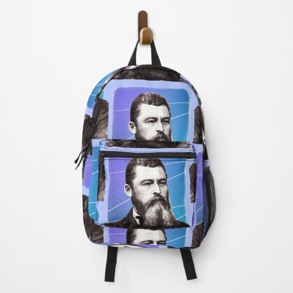 Item preview, German Philosopher Ludwig Feuerbach - blue - illustration  designed and sold by Litstoy.