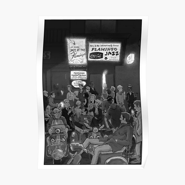 At The Flamingo Poster
