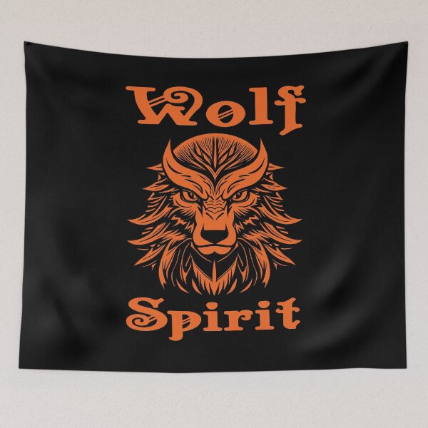 Item preview, Wolf Spirit Orange 2 designed and sold by Soulemotion.
