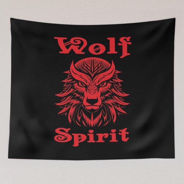Item preview, Wolf Spirit Red designed and sold by Soulemotion.
