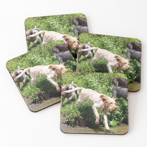 Item preview, River adventure Spinone by heidiannemorris designed and sold by FOLK ART FUSION by heidiannemorris.