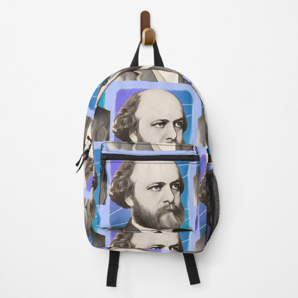 Item preview, German Philosopher Friedrich Albert Lange - blue - illustration designed and sold by Litstoy.