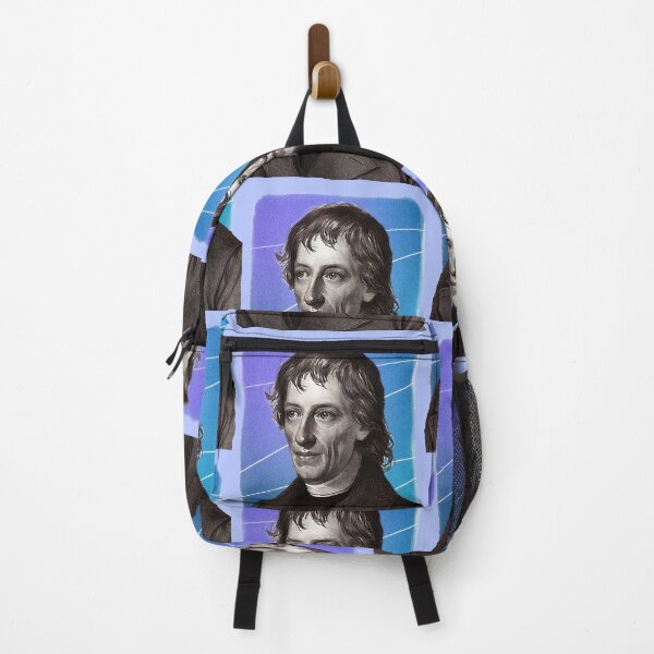 Item preview, Bohemian mathematician Bernard Bolzano - blue - illustration designed and sold by Litstoy.