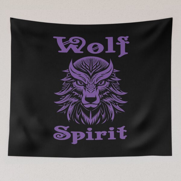 Item preview, Wolf Spirit Purple designed and sold by Soulemotion.