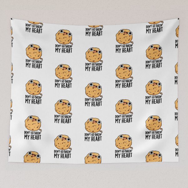 Item preview, Don't Go Bakin My Heart Funny Cookie Puns  designed and sold by punnybone.