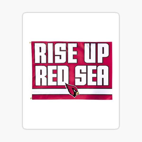 Arizona - Rise Up Red Sea - Cardinal Bird Football' Sticker