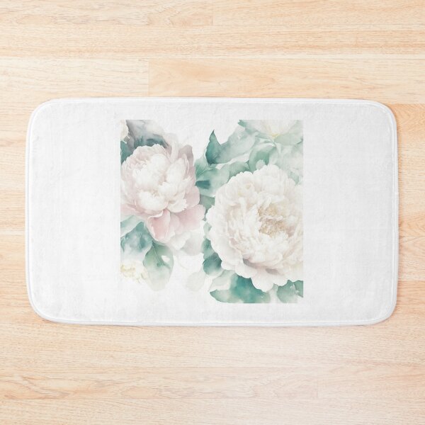 Item preview, Soft white peony flower designed and sold by ArtyBuys.