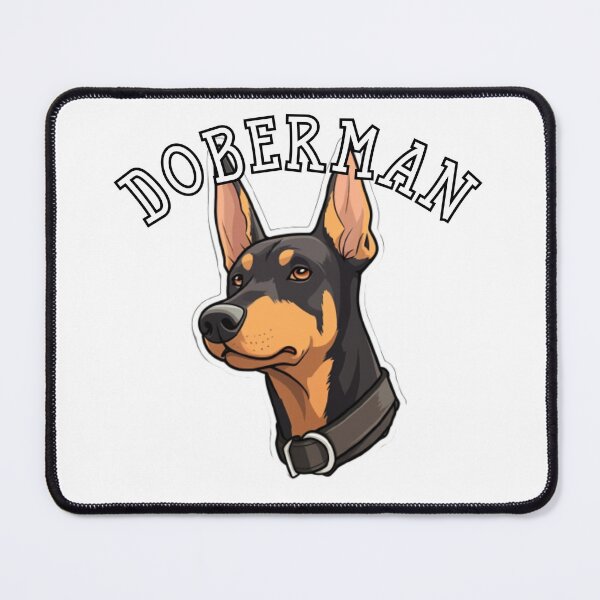 Item preview, natural ear Doberman designed and sold by Tee Studio.
