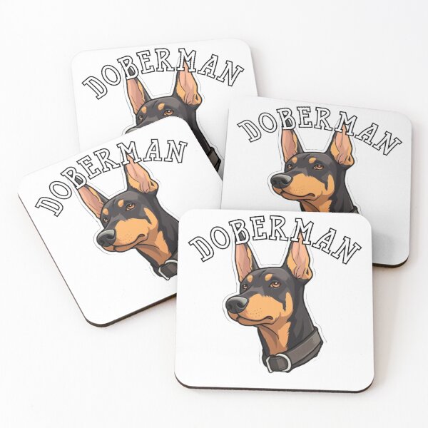 Item preview, natural ear Doberman designed and sold by Tee Studio.