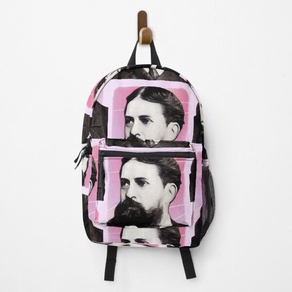 Item preview, American Scientist Charles Sanders Peirce - pink - illustration  designed and sold by Litstoy.