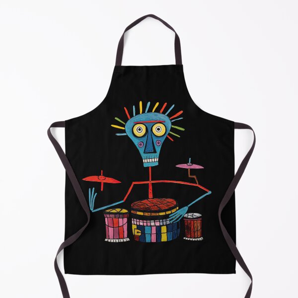 Item preview, Rhythm Unleashed: Abstract Bongo Player Print on Apparel and Homeware designed and sold by ThePurpleMelon.
