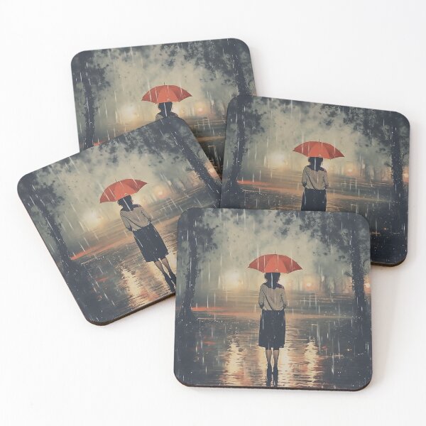 Item preview, Picture "Umbrella Girl" in the style of an oil painting designed and sold by Pflugart.