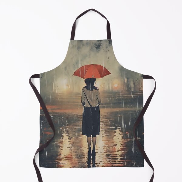 Item preview, Picture "Umbrella Girl" in the style of an oil painting designed and sold by Pflugart.