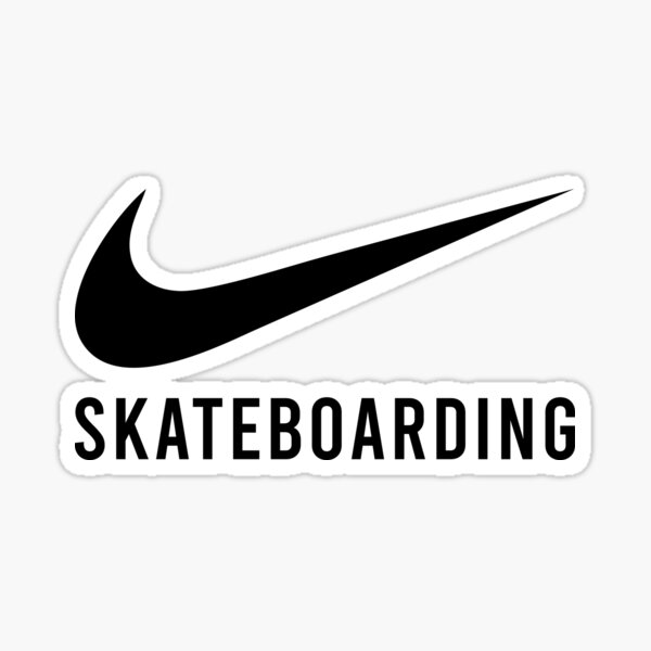 Experience Skateboarding Thrills with Nike Skateboard Sticker for