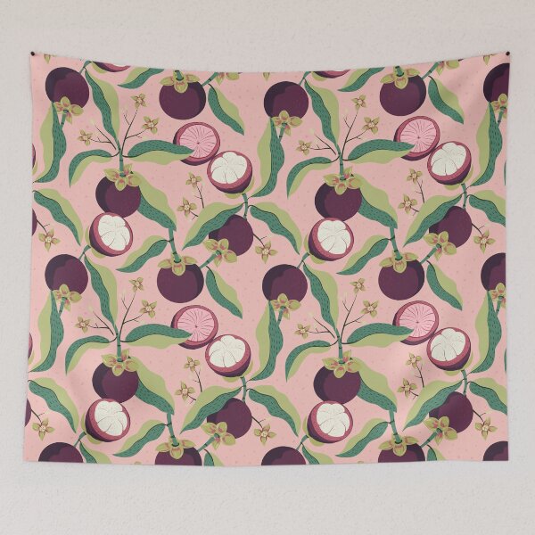Item preview, Tropical fruit Mangosteen designed and sold by artypeaches.