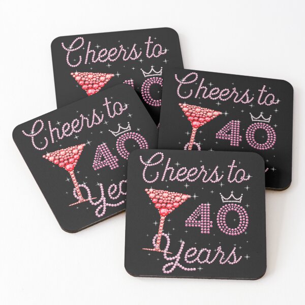 Item preview, Cheers To 40 Years 40th Birthday 40 Years Old Bday designed and sold by torresuhtin.