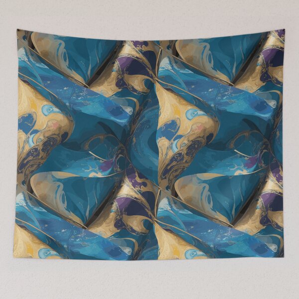 Item preview, Abstract Fabric Art Design designed and sold by Rubab Designs.