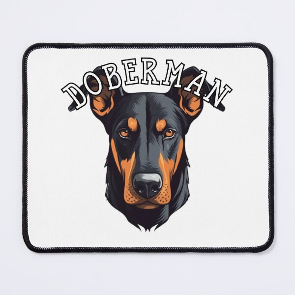 Item preview, natural ear Doberman designed and sold by Tee Studio.