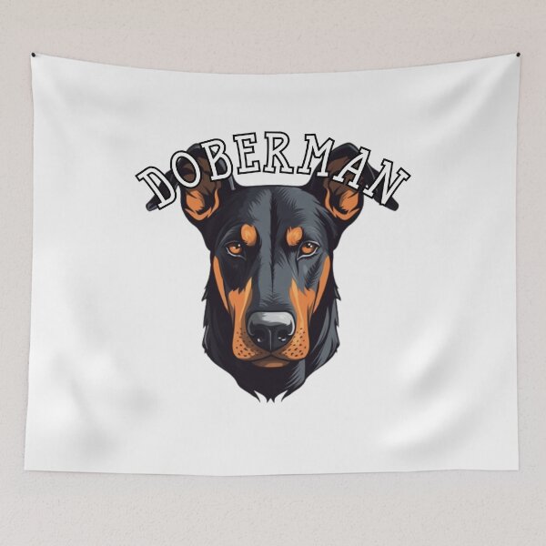 Item preview, natural ear Doberman designed and sold by Tee Studio.