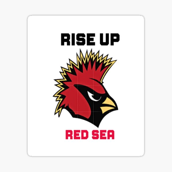 Arizona - Rise Up Red Sea - Cardinal Bird Football' Sticker