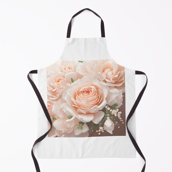 Item preview, Peach whimsical roses designed and sold by ArtyBuys.