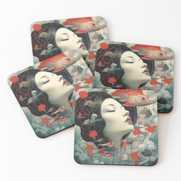 Item preview, Picture "Underwater Dream" in the style of an oil painting designed and sold by Pflugart.